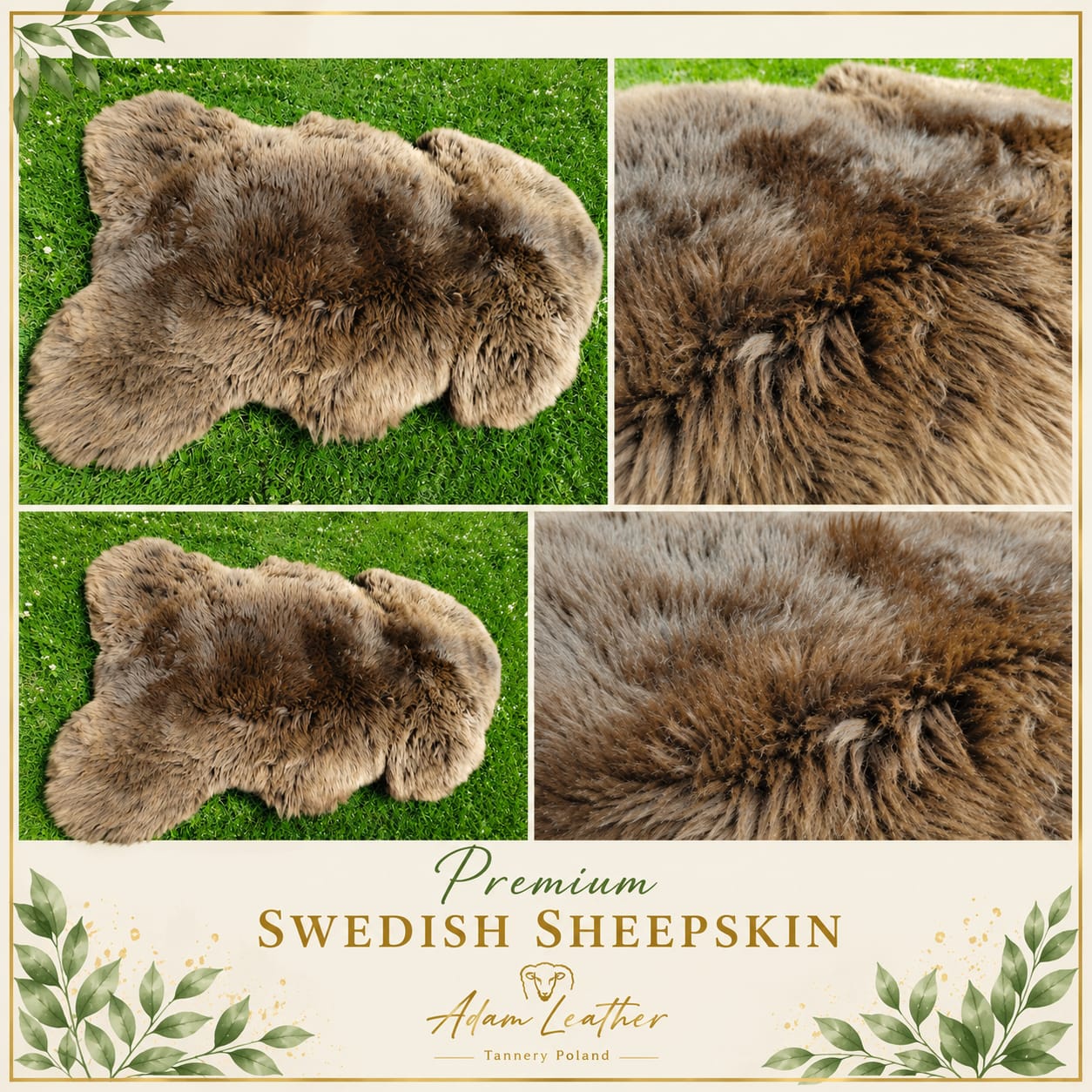 Saueskinn - Førsteklasses svensk saueskinn! Et moderne tilbehør til hjemmet